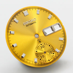 17J Yellow Dial Vintage Seiko Pogue Chronograph 6139-6005 6139-6002 6139-6000