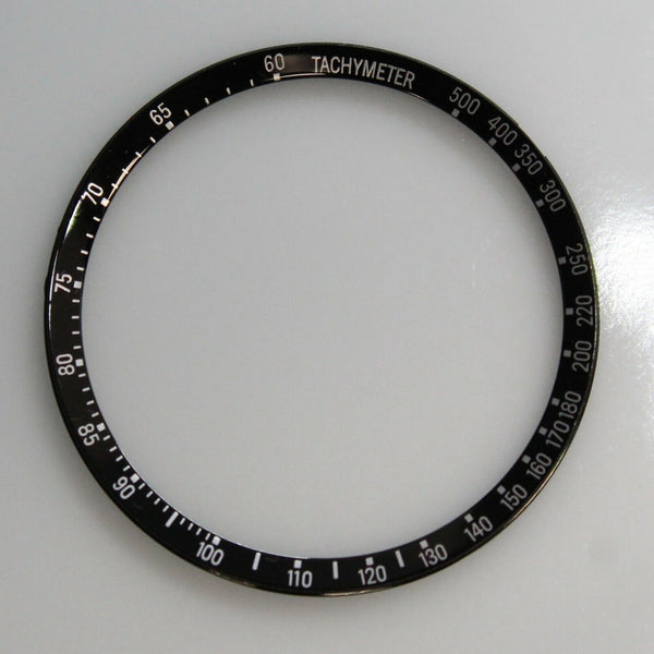 Black Tachymeter Ring For SEIKO Bruce Lee Chron 6139-6013 6139-6015 6139-6017 19