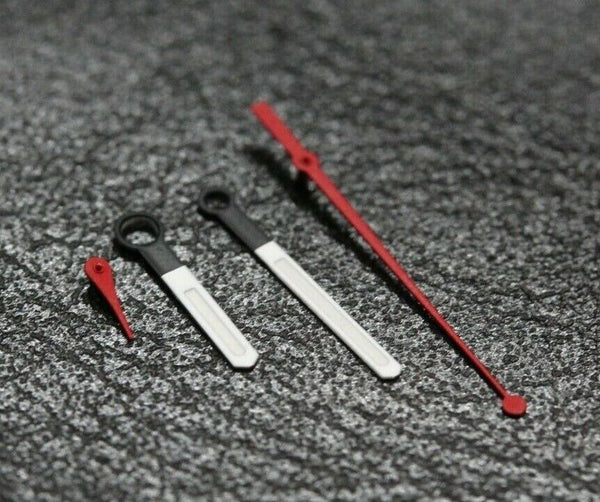 New Hand Set SEIKO 6139-8000 6139-8001 6139-8002 Red Second Tear Drop Sub Hand