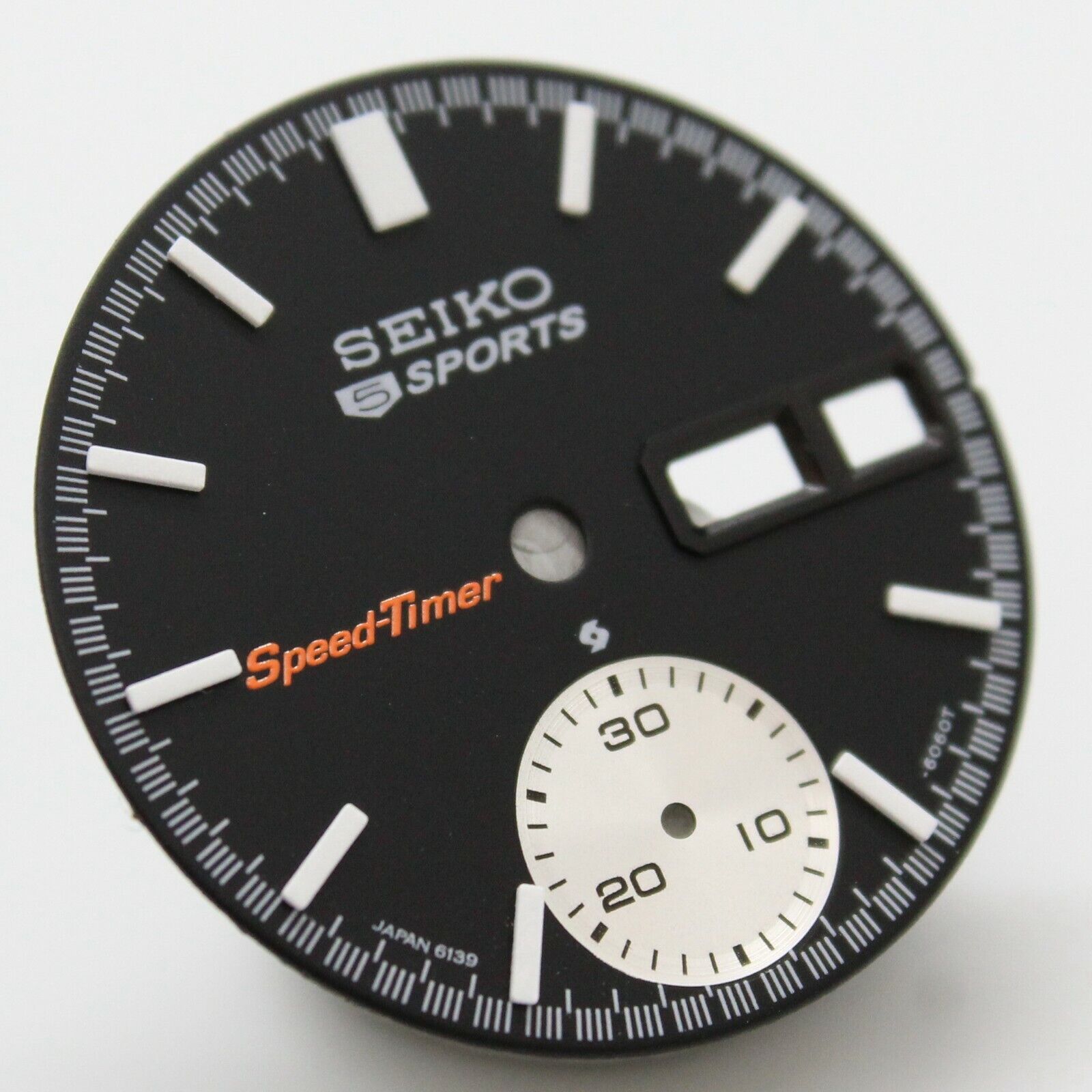 Dial SEIKO Chrono 6139-6030 6139-6031 6139-6032 Black Speed Timer speedtimer