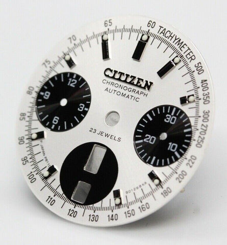 Dial For Citizen 8110 Cal. octagonal Bullhead Silver white Panda Dial 901298KA