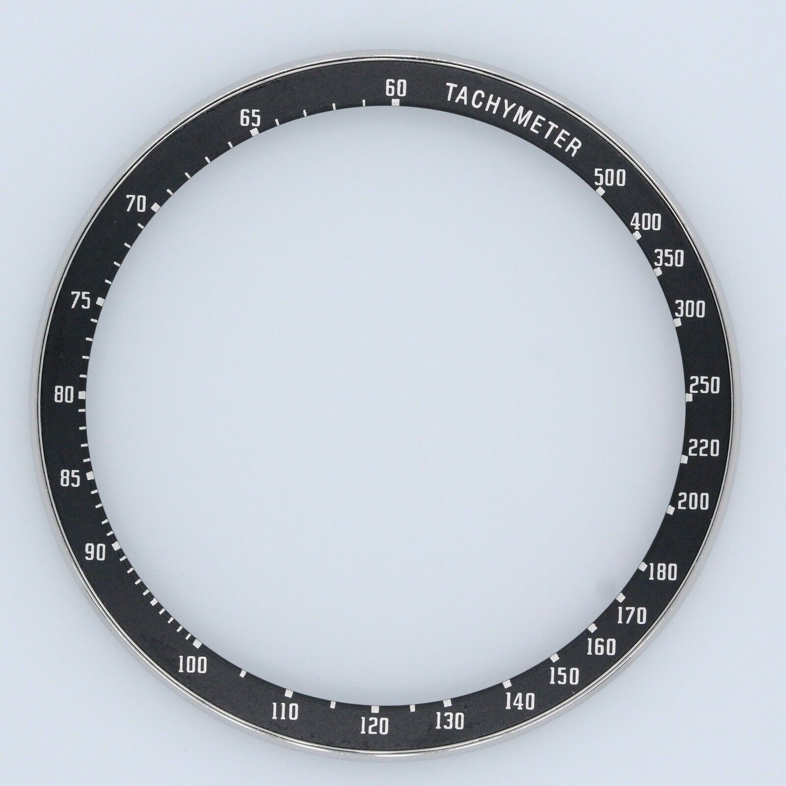Steel bezel with Insert for Seiko 6138-0049 Bullhead chronograph Black