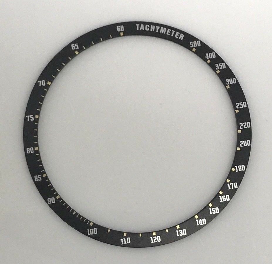 Bezel insert for Seiko Speedtimer 6138-0030 6138-0031 Kakume