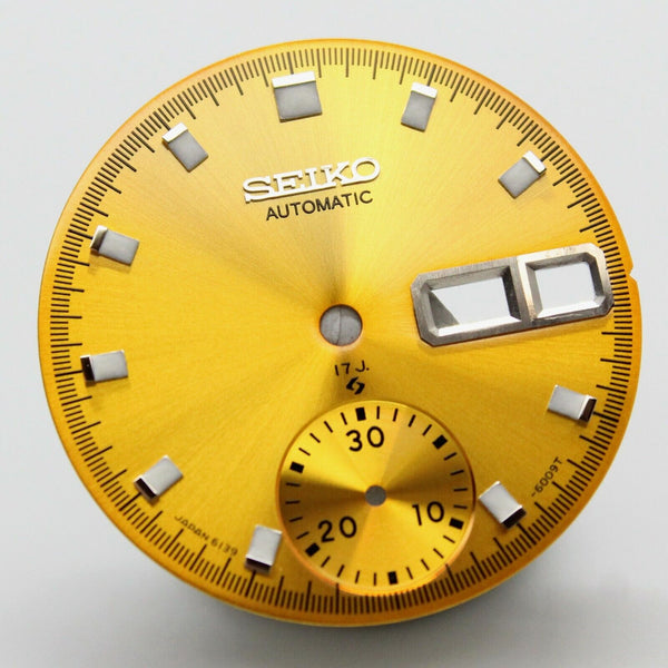 17J Yellow Dial Vintage Seiko Pogue Chronograph 6139-6005 6139-6002 6139-6000