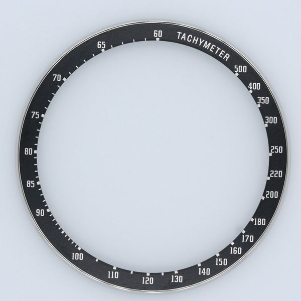 Complete Bezel Insert Seiko 6138-0030 6138-0031 Kakume chron Black Tachymeter