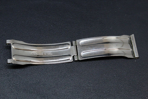 Men's Hinge Claps For 16 mm Vintg Seiko Bracelet Buckle 6138 6139 6119 6117