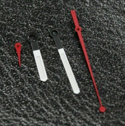 New Hand Set SEIKO 6139-8000 6139-8001 6139-8002 Red Second Tear Drop Sub Hand