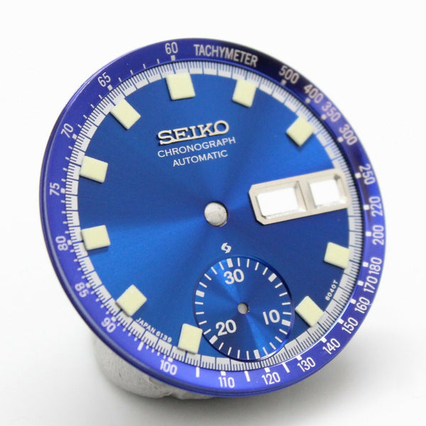 Dial for Vintage SEIKO Bruce Lee Chronograph 6139-6010, 6139-6011 6139-6012 Blue