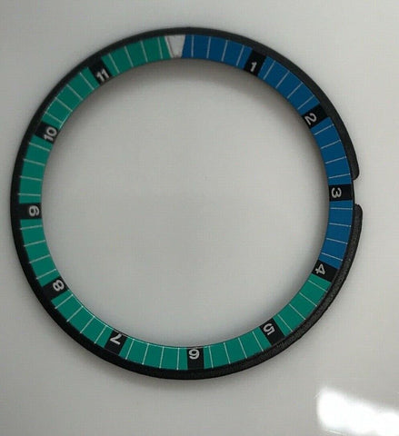 Inner Bezel for Seiko 5 Rally  Sport Green Blue Indicator 6119-6050 6119-6053