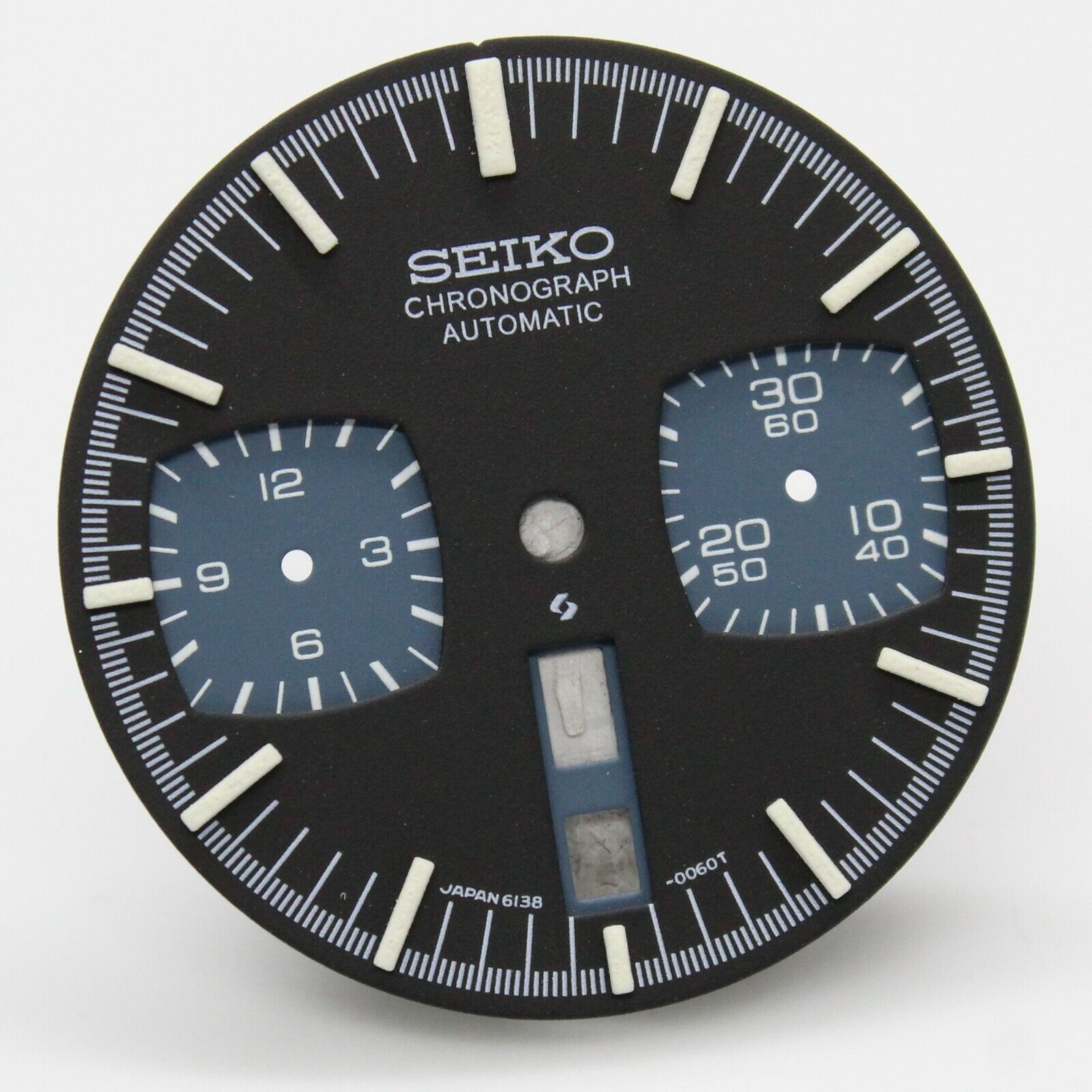 Replacement Dial for Vintage Seiko Bullhead 6138-0040 6138-0049 Black Blue Dial