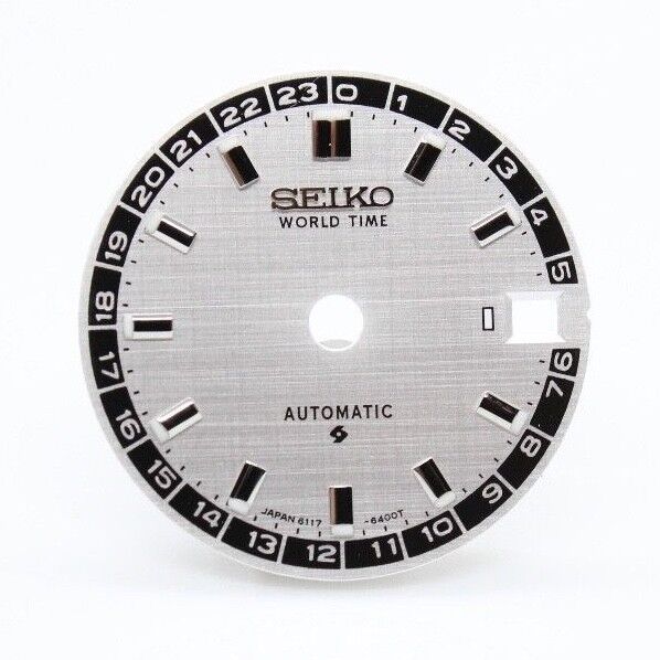White Dial for Seiko World Time GMT 6117-6400 , 6117-6409 Navigator