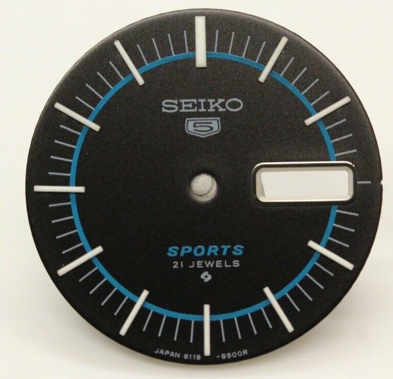 Dial For Seiko 5 Sport 21 Jewels 6119 8400 6119 8450 6119 8070 A parts