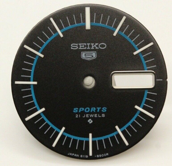 Dial For Seiko 5 Sport 21 Jewels 6119-8400 6119-8450 6119-8070