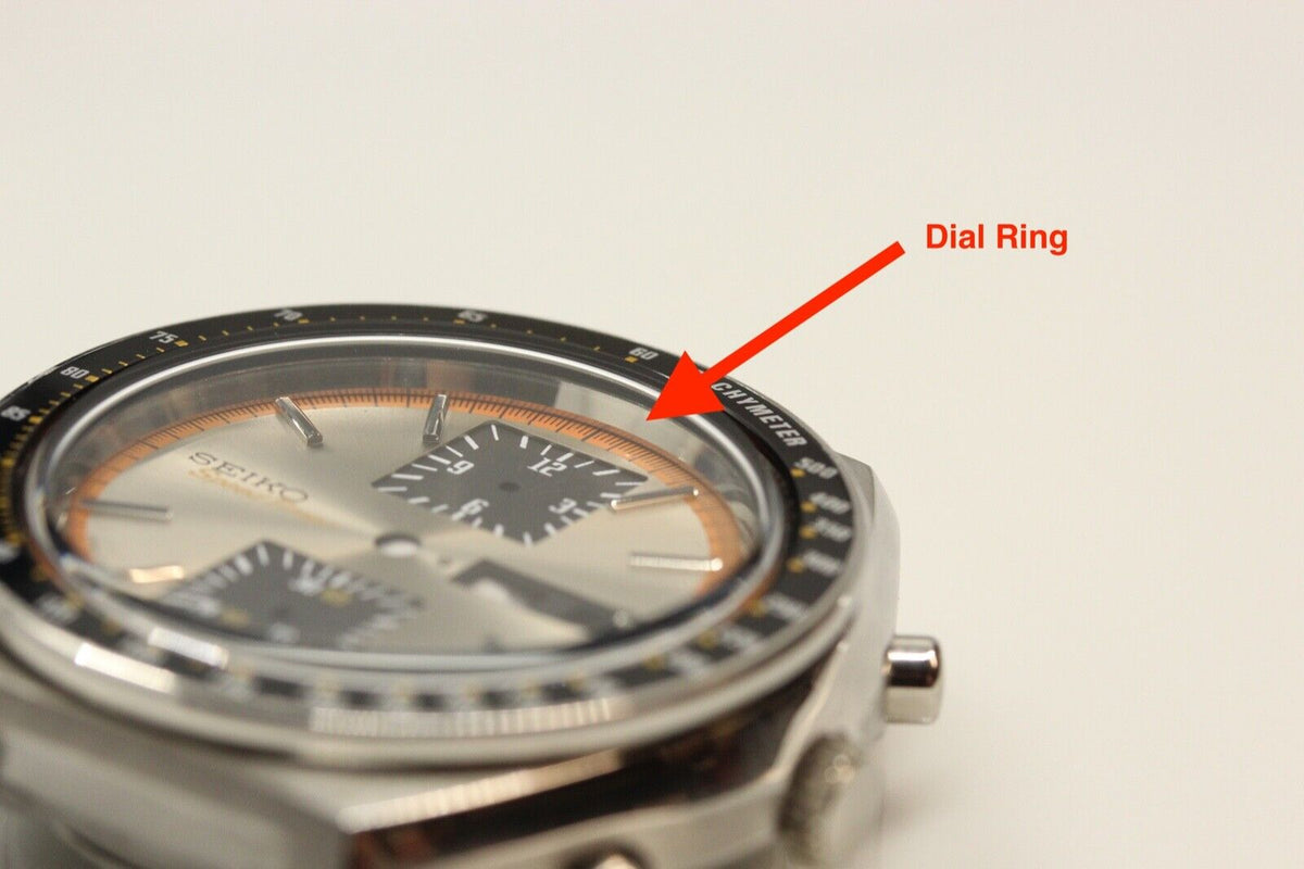 New Chrome Dial Chapter Ring for Seiko 6138-0030 6138 0031 Kakume inne ...