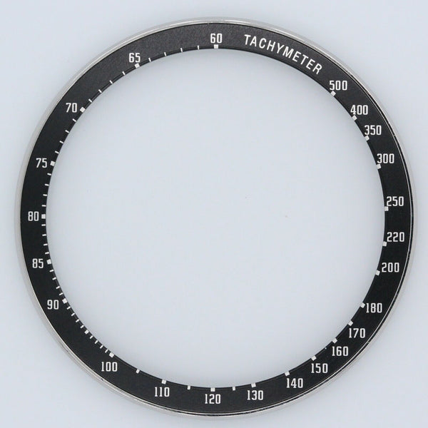 Steel bezel with Insert for Seiko 6138-0049 Bullhead chronograph Black