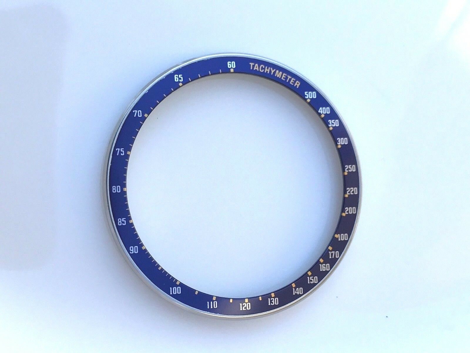 シモカワ　修正スリーブ Bezel w/ Insert Seiko 6138-0030 6138-0031 Kakume chron Blue