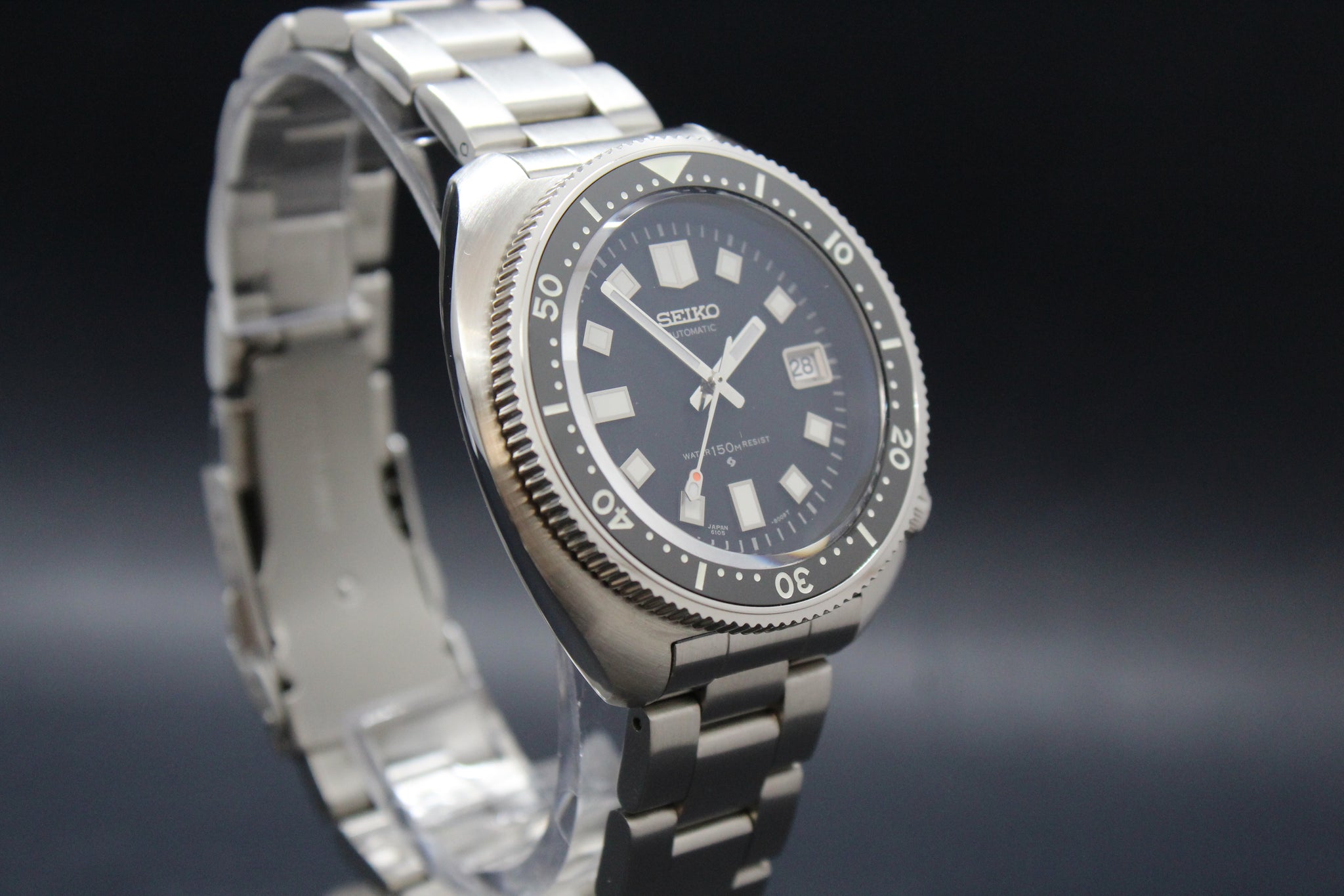 Copy of Steeldiver 6105 Seiko dial and hand watch  Homage Seiko 6105 captain Willard
