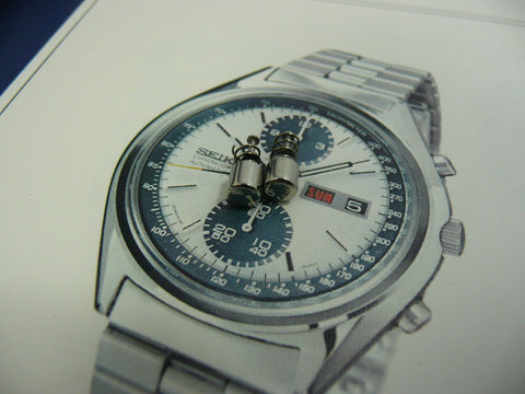 Pushers for SEIKO Panda Chronograph Push Button 6138-8020 6138-8021